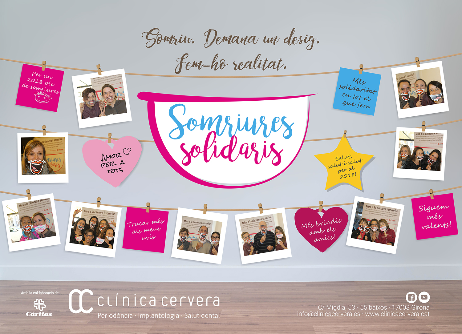 Clínica Cervera posa en marxa aquest Nadal la segona edicio de somriures solidaris