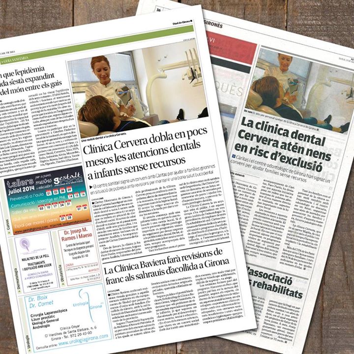 Conveni entre caritas i Clínica Cervera