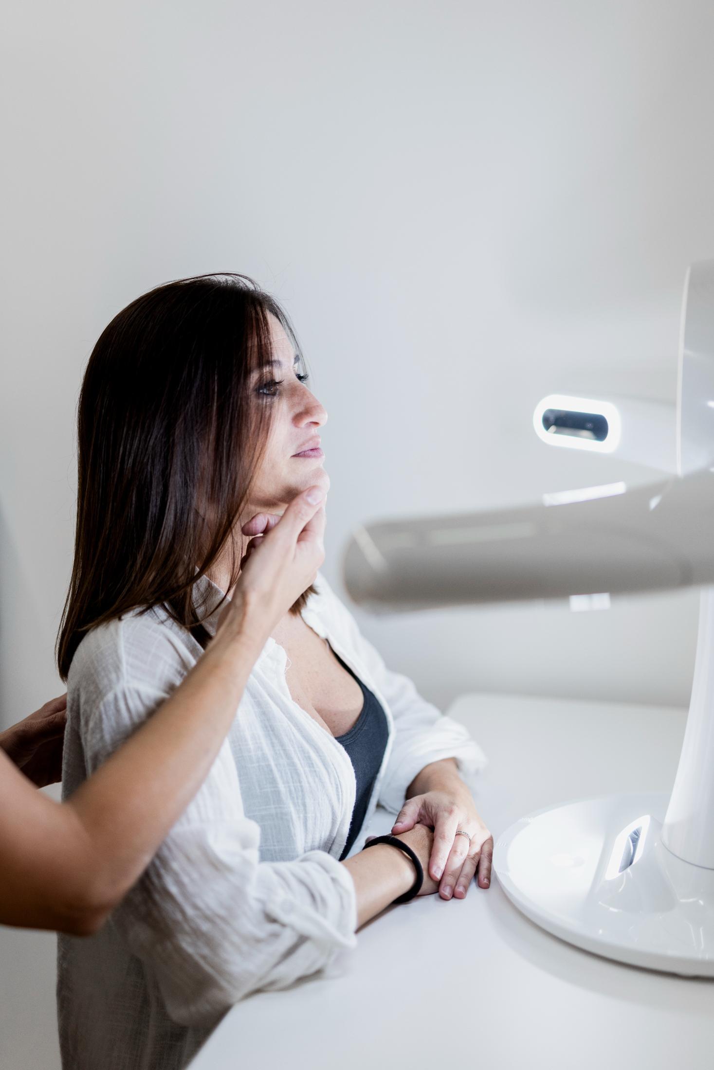 Pacient fent-se un tractament a la clínica